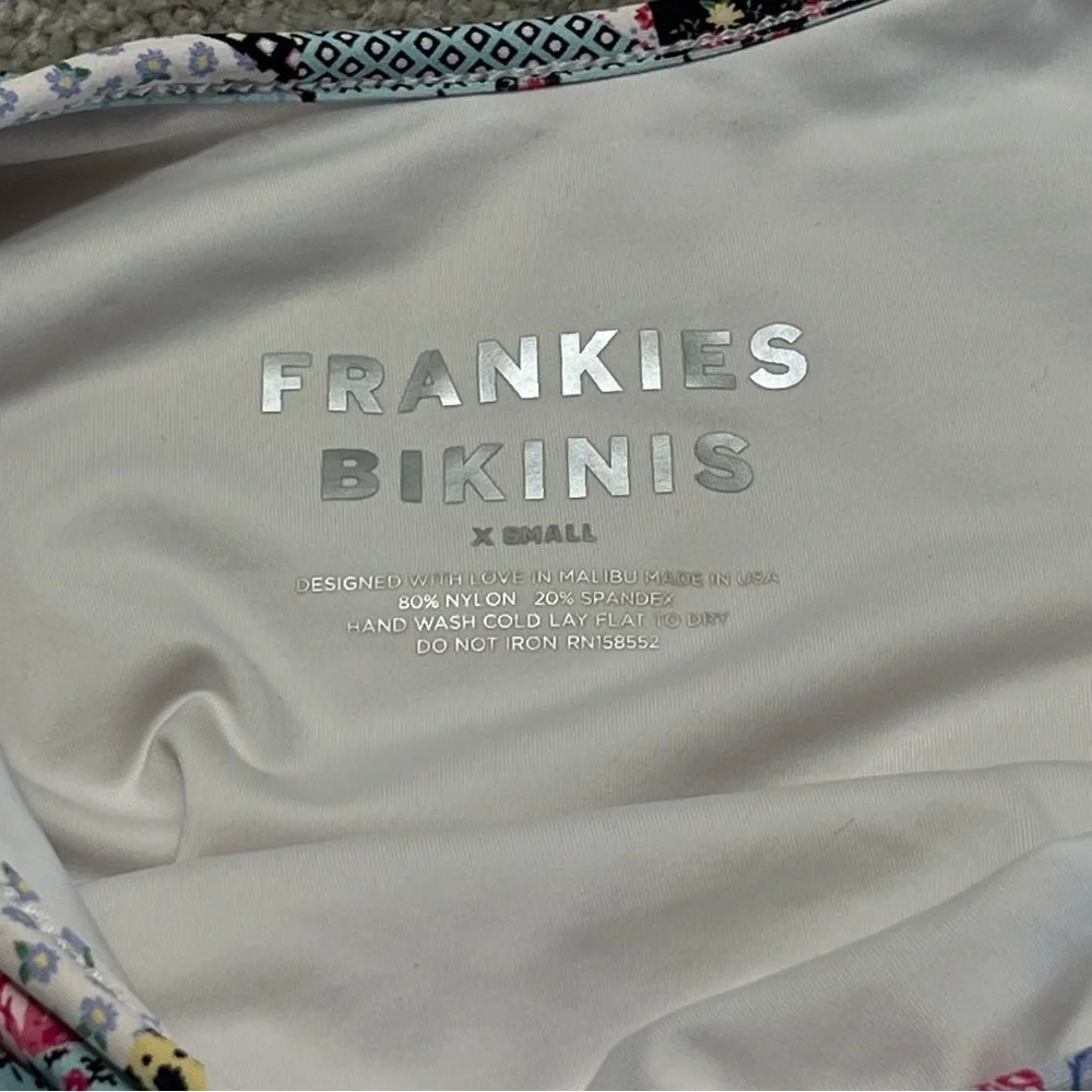 Frankie’s Bakinis Honey One Shoulder Cheeky One Piece Swimsuit size XS